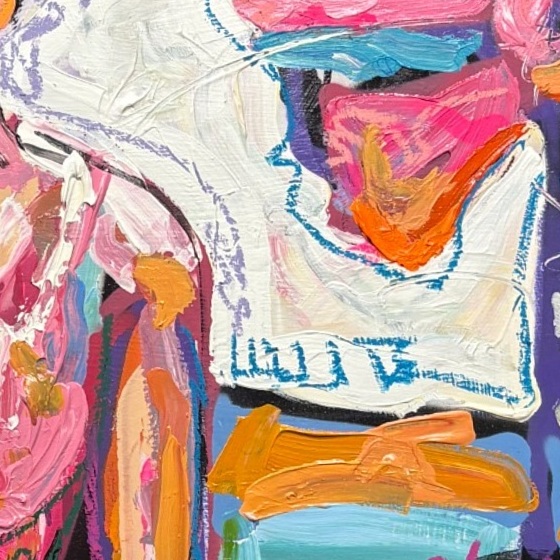 Detail 2 of Patrick Nagel, Eat Your Heart Out